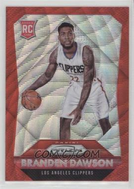 2015-16 Panini Prizm - [Base] - Ruby Wave Prizm #347 - Rookies - Branden Dawson /350