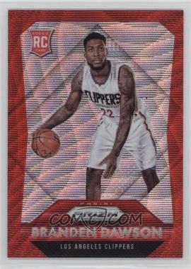 2015-16 Panini Prizm - [Base] - Ruby Wave Prizm #347 - Rookies - Branden Dawson /350