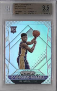 2015-16 Panini Prizm - [Base] - Silver Prizm #322 - Rookies - D'Angelo Russell [BGS 9.5 GEM MINT]