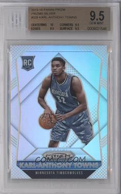 2015-16 Panini Prizm - [Base] - Silver Prizm #328 - Rookies - Karl-Anthony Towns [BGS 9.5 GEM MINT]