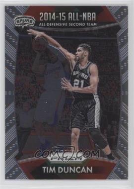 2015-16 Panini Prizm - [Base] #399 - All-NBA Team - Tim Duncan