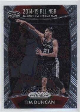 2015-16 Panini Prizm - [Base] #399 - All-NBA Team - Tim Duncan