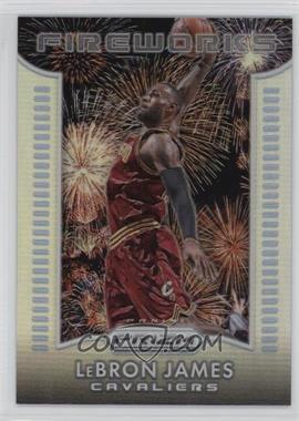 2015-16 Panini Prizm - Fireworks - Silver Prizm #9 - LeBron James