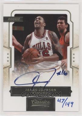 2015-16 Panini Replay - Buyback Autographs #09CL-174.149 - James Johnson (2009-10 Panini Classics, serial #/149)