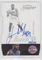 Jason Maxiell (2012-13 Panini Signatures Die-Cut) #/149