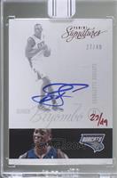 Bismack Biyombo (2012-13 Panini Signatures Red) [Buyback] #/49