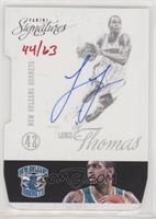 Lance Thomas (2012-13 Panini Signatures Die-Cut) #/63