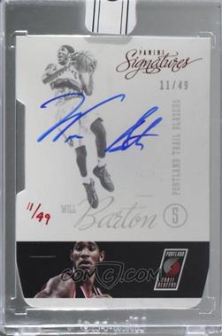 2015-16 Panini Replay - Buyback Autographs #12SI-33.6 - Will Barton (2012-13 Panini Signatures Red Die-Cut) /49 [Uncirculated]