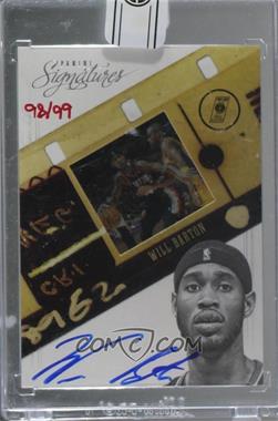 2015-16 Panini Replay - Buyback Autographs #12SIF-168.3 - Will Barton (2012-13 Panini Signatures Film) /99 [Buyback]