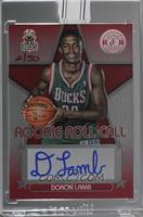 Doron Lamb (2012-13 Panini Totally Certified Rookie Roll Call Red) [Buyback] #/…