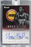 Sleepy Floyd (2013-14 Panini Intrigue Immortalized Autographs) [Buyback] #/3