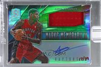 Amir Johnson (013-14 Panini Spectra Marks Memorabilia Green) [Buyback] #/29