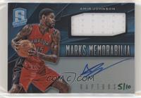 Amir Johnson (2013-14 Panini Spectra Marks Memorabilia) #/10