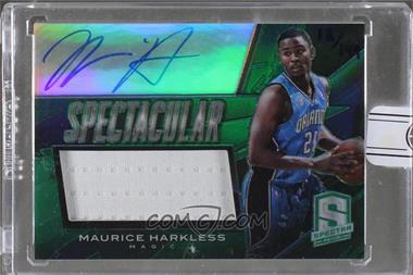 2015-16 Panini Replay - Buyback Autographs #13SPSSS-100 - Maurice Harkless (2013-14 Panini Spectra Spectacular Swatch Signatures) /175 [Buyback]