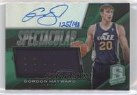 Gordon Hayward (2013-14 Panini Spectra Spectacular Swatch Signatures) #/148