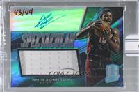 Amir Johnson (2013-14 Panini Spectra Spectacular Swatch Signatures) [Buyback] #…