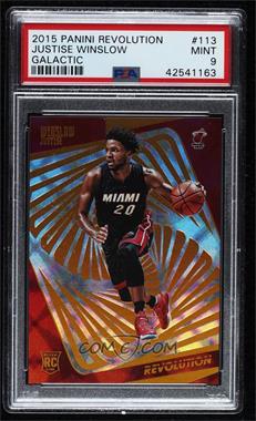 2015-16 Panini Revolution - [Base] - Galactic #113 - Rookies - Justise Winslow [PSA 9 MINT]