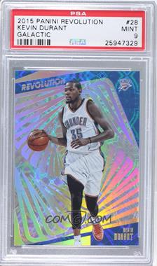 2015-16 Panini Revolution - [Base] - Galactic #28 - Kevin Durant [PSA 9 MINT]