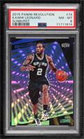 Kawhi Leonard [PSA 8 NM‑MT] #/75