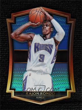 2015-16 Panini Select - [Base] - Blue Prizm #188 - Premier Level Die-Cut - Rajon Rondo /199