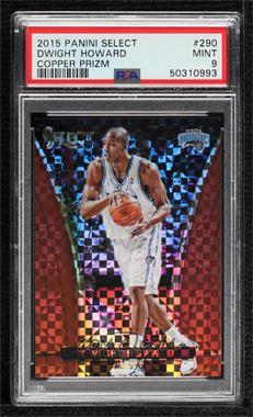 2015-16 Panini Select - [Base] - Copper Prizm #290 - Courtside - Dwight Howard /49 [PSA 9 MINT]