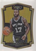 Premier Level Die-Cut - Jonathon Simmons [EX to NM] #/10