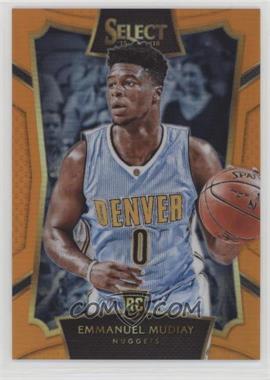 2015-16 Panini Select - [Base] - Orange Prizm #63 - Concourse - Emmanuel Mudiay /60