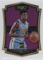 Premier Level Die-Cut - Emmanuel Mudiay #/99