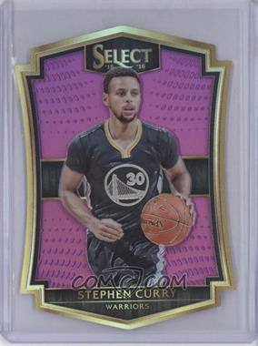 2015-16 Panini Select - [Base] - Purple Prizm #179 - Premier Level Die-Cut - Stephen Curry /99