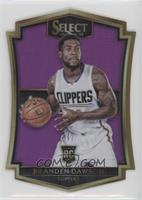 Premier Level Die-Cut - Branden Dawson #/99