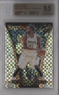 2015-16 Panini Select - [Base] - Silver Prizm #268 - Courtside - Karl-Anthony Towns [BGS 9.5 GEM MINT]