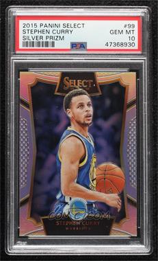 2015-16 Panini Select - [Base] - Silver Prizm #99 - Concourse - Stephen Curry [PSA 10 GEM MT]