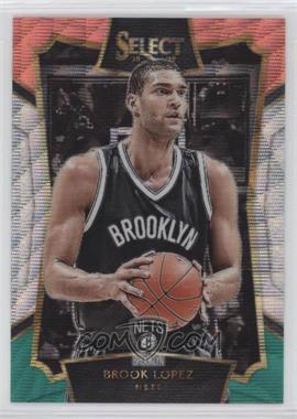 2015-16 Panini Select - [Base] - Tri-Color Prizm #12 - Concourse - Brook Lopez