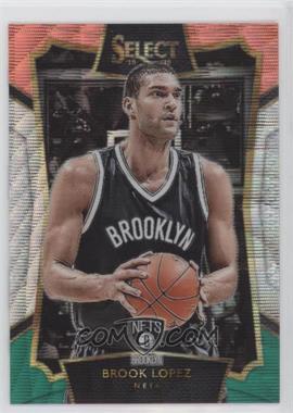 2015-16 Panini Select - [Base] - Tri-Color Prizm #12 - Concourse - Brook Lopez