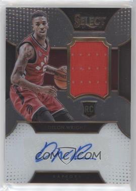 2015-16 Panini Select - Rookie Autograph Materials #RA-DWR - Delon Wright /125