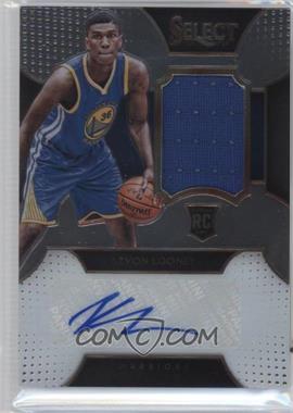 2015-16 Panini Select - Rookie Autograph Materials #RA-KLN - Kevon Looney /125