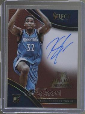 2015-16 Panini Select - Rookie Signatures - Copper Prizm #RS-KA - Karl-Anthony Towns /49