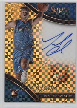2015-16 Panini Select - Rookie Signatures - Gold Prizm #RS-JA - Justin Anderson /10
