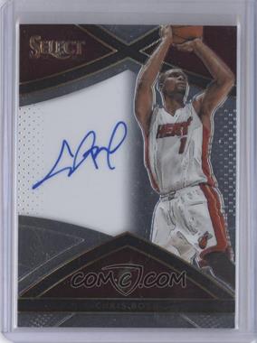 2015-16 Panini Select - Signatures #S-CBS - Chris Bosh /99