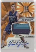 Rookie Jerseys Autographs - Frank Kaminsky #/25