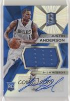 Rookie Jerseys Autograph Prizms - Justin Anderson