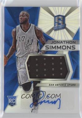 2015-16 Panini Spectra - [Base] #132 - Rookie Jerseys Autograph Prizms - Jonathon Simmons