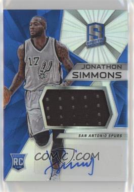 2015-16 Panini Spectra - [Base] #132 - Rookie Jerseys Autograph Prizms - Jonathon Simmons