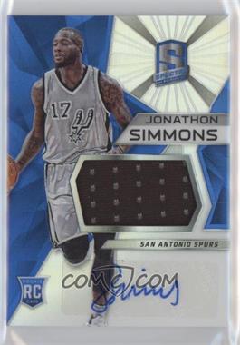 2015-16 Panini Spectra - [Base] #132 - Rookie Jerseys Autograph Prizms - Jonathon Simmons