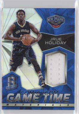 2015-16 Panini Spectra - Game Time Materials - Silver Prizm #45 - Jrue Holiday /49