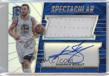 2015-16 Panini Spectra - Spectacular Swatch Signatures - Silver Prizm #SS-ABO - Andrew Bogut /99