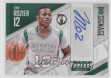 2015-16 Panini Threads - Signage Rookies #SR-TR - Terry Rozier