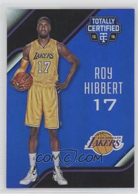 2015-16 Panini Totally Certified - [Base] - Mirror Blue #155 - Roy Hibbert /99