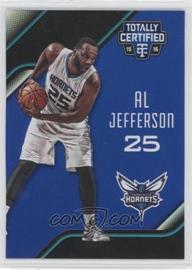 2015-16 Panini Totally Certified - [Base] - Mirror Blue #28 - Al Jefferson /99