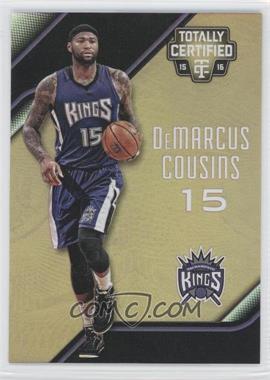 2015-16 Panini Totally Certified - [Base] - Mirror Gold #12 - DeMarcus Cousins /10